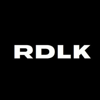 "the text rdlk in white font on black background"